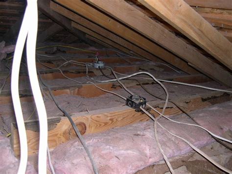 can you insulate over junction boxes|attic junction box fittings.